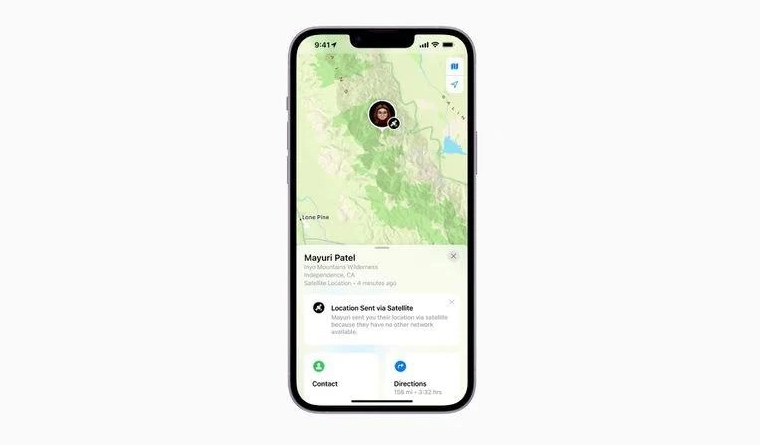无为苹果14维修分享iPhone14系列中 FindMy功能通过卫星分享位置方法教程 