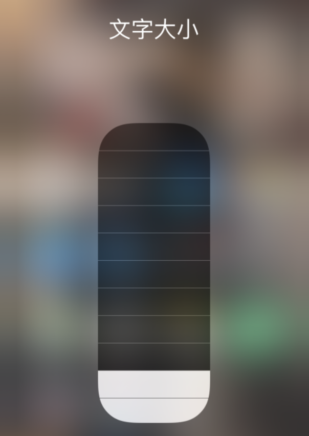 无为苹果手机维修分享小技巧：在 iPhone 控制中心快速调节字体大小 